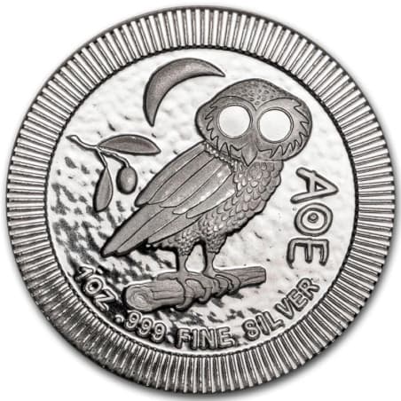 Stříbrná mince 1 Oz Sova z Athén 2020