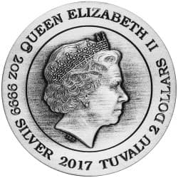 Stříbrná mince 2 Oz Star Trek: The Next Generation 30th Anniversary Worf 2017