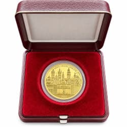 Zlatá mince 1/2 Oz 5000 Kč Městská památková rezervace Hradec Králové 2023 Proof