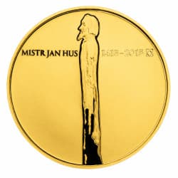 Zlatá mince 1 Oz Jan Hus 2015 Proof