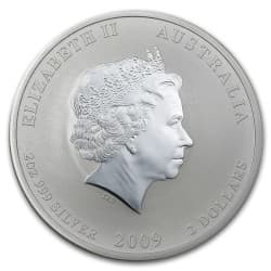 Stříbrná mince 2 Oz Lunar Series II Year of the Ox 2009