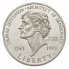 Stříbrná mince 1 Dollar Birth of Thomas Jefferson - 1993 Proof