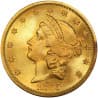 Zlatá mince 20 Dollar Double Eagle Liberty Head různé roky