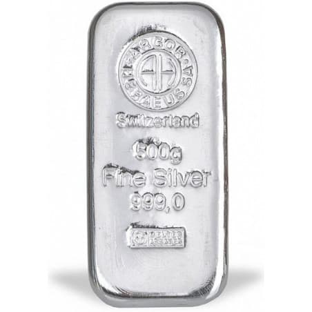 Stříbrný slitek 500 g Argor Heraeus