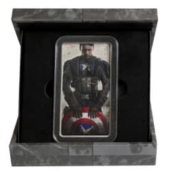 Stříbrný slitek 500 g Marvel Captain America