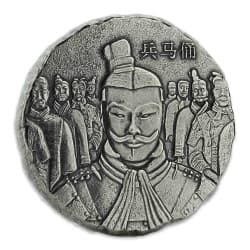 Stříbrná mince 5 Oz Terakotová armáda 2018