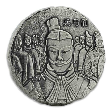 Stříbrná mince 5 Oz Terakotová armáda 2018
