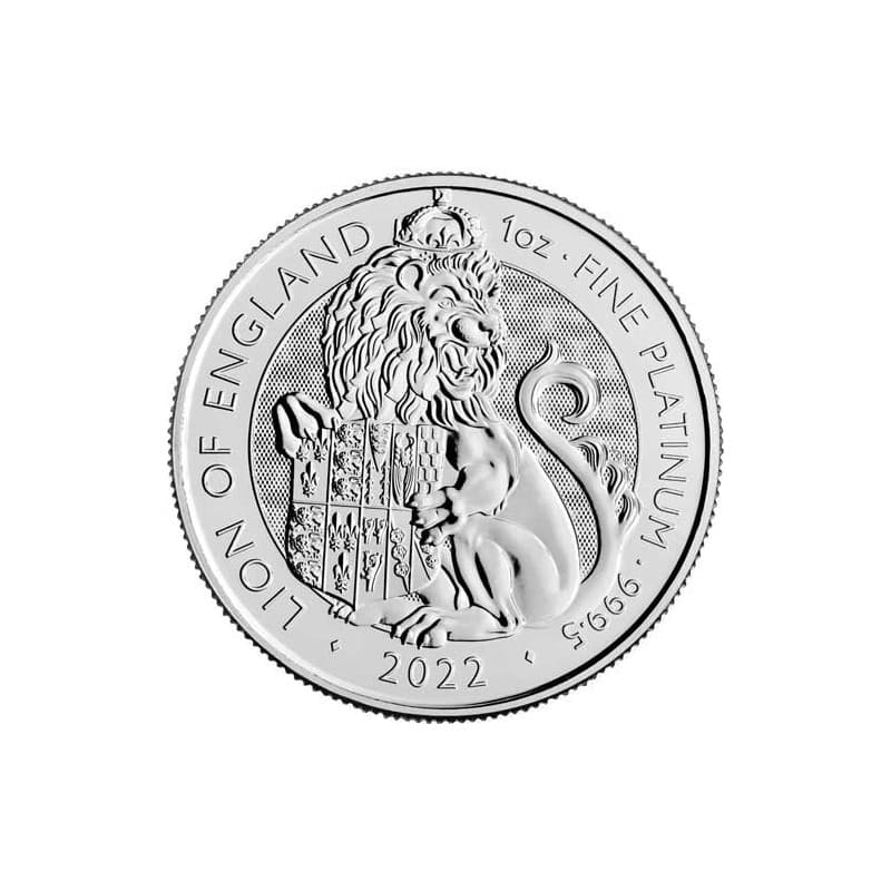 Platinová mince 1 Oz The Tudor Beasts The Lion 2022