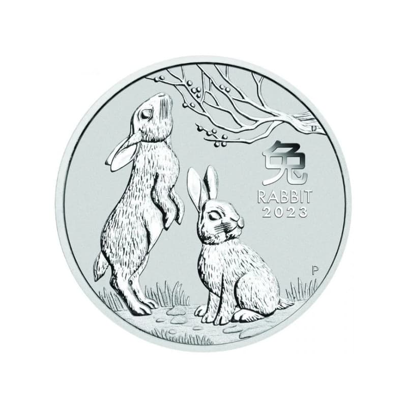 Stříbrná mince 1/2 Oz Lunar Series III Year of the Rabbit 2023