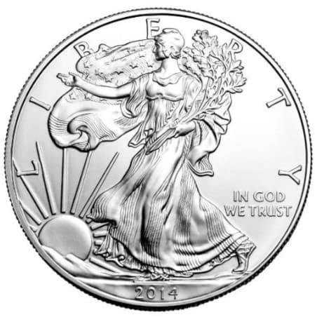 Stříbrná mince 1 Oz American Eagle 2014