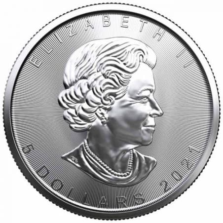 Stříbrná mince 1 Oz Maple Leaf 2021