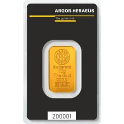 Zlatý slitek 10 g Argor Heraeus Kinebar