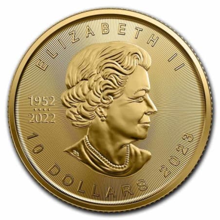 Zlatá mince 1/4 Oz Maple Leaf 2023