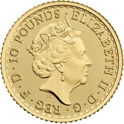 Zlatá mince 1/10 Oz Britannia 2023 Elizabeth