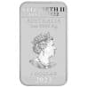 Stříbrná mince ve tvaru slitku 1 Oz Rectangular Dragon 2023