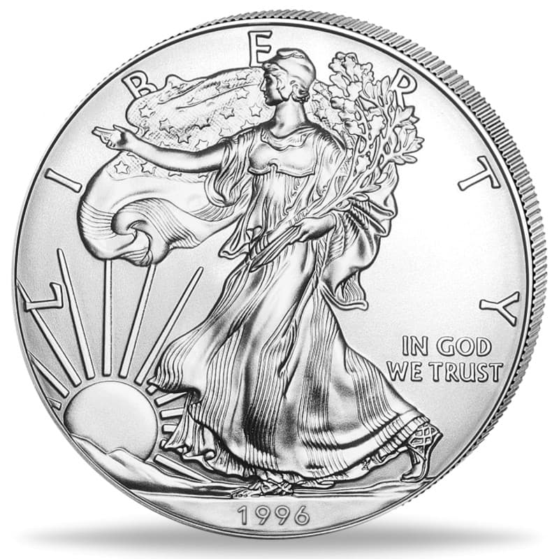 Stříbrná mince 1 Oz American Eagle 1996