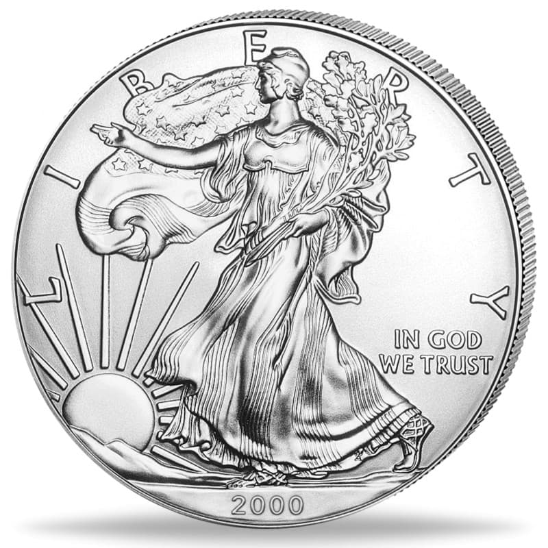 Stříbrná mince 1 Oz American Eagle 2000