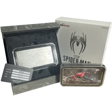 Stříbrný slitek 500 g Marvel Spider-Man