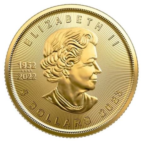 Zlatá mince 1/10 Oz Maple Leaf 2023