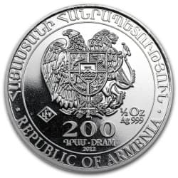 Stříbrná mince 1/2 Oz Archa Noemova 2012