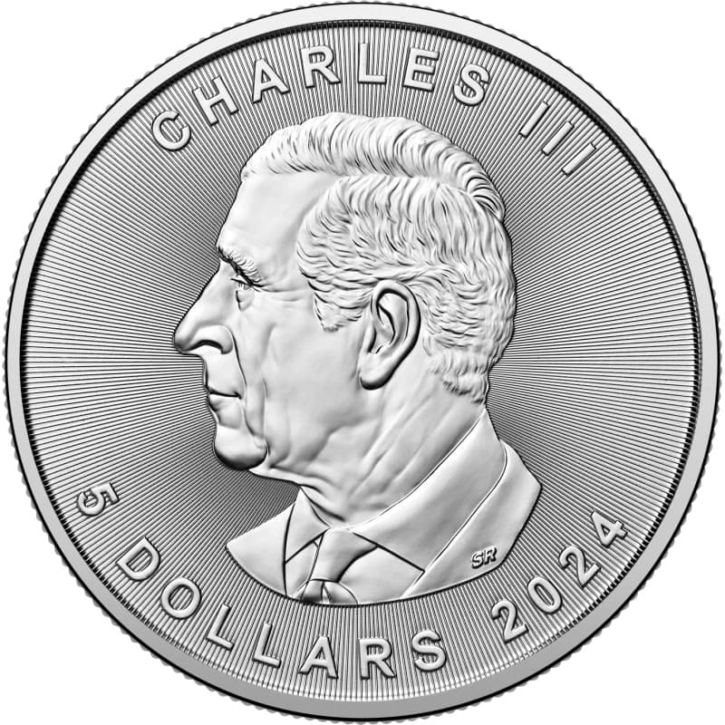 Stříbrná mince 1 Oz Maple Leaf 2024