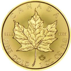 Zlatá mince 1 Oz Maple Leaf různé roky