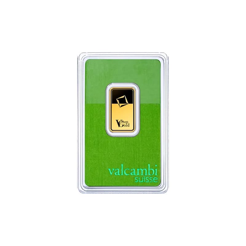 Zlatý slitek 10 g Valcambi Green Gold