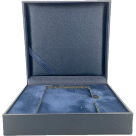 Krabička na slitky 86 x 54 mm modrá + Přání