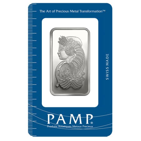 Platinový slitek 1 Oz PAMP