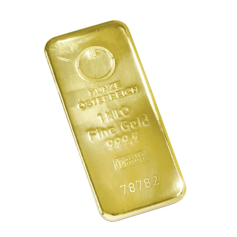 Zlatý slitek 1 Kg Münze Österreich
