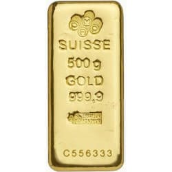 Zlatý slitek 500 g PAMP