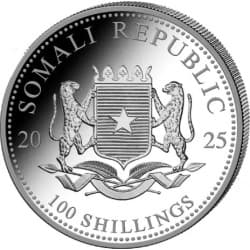 Stříbrná mince 1 Oz African Wildlife Elephant 2025