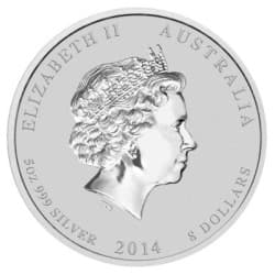 Stříbrná mince 5 Oz Lunar Series II Year of the Horse 2014
