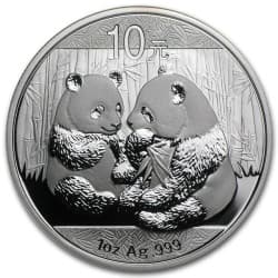 Stříbrná mince 1 Oz China Panda 2009