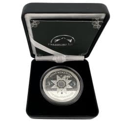 Stříbrná mince 1 Oz Vivat Humanitas 2022 Proof křišťály Swarovski