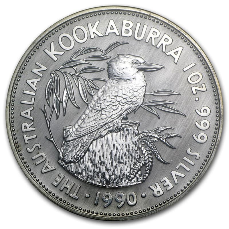 Stříbrná mince 1 Oz Kookaburra 1990