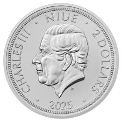 Stříbrná mince 1 Oz Český lev 2025