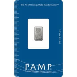 Platinový slitek 1 g PAMP