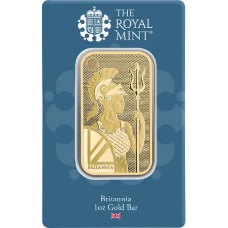 Zlatý slitek 1 Oz Britannia