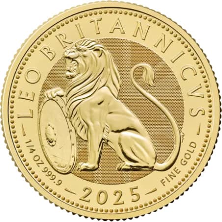 Zlatá mince 1/4 Oz The British Lion 2025