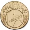 Zlatá medaile 8 g 100 Jahre Farbwerke Hoechst AG. 1863–1963