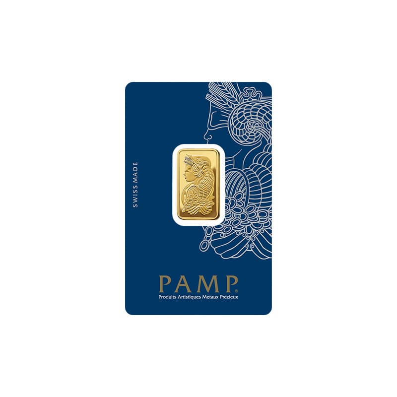 Zlatý slitek 10 g PAMP