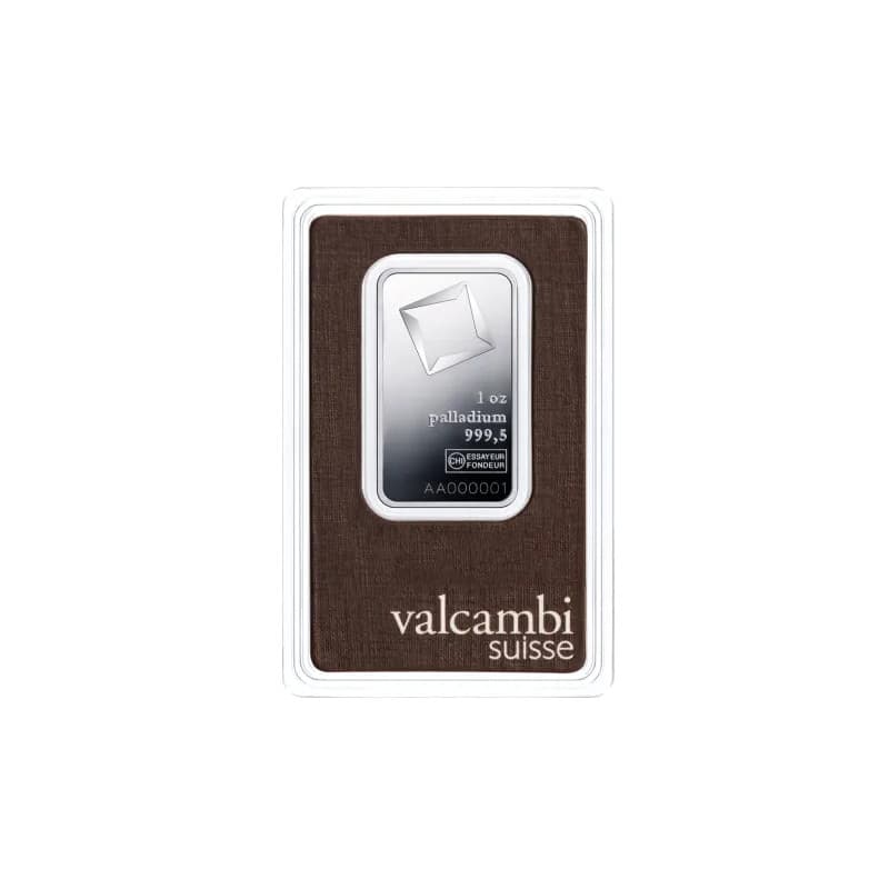 Palladiový slitek 1 Oz Valcambi