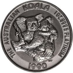 Platinová mince 1 Oz Australian Koala 1990