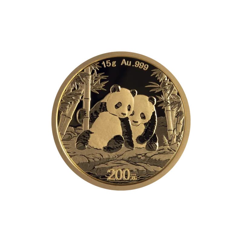 Zlatá mince 15 g China Panda 2026