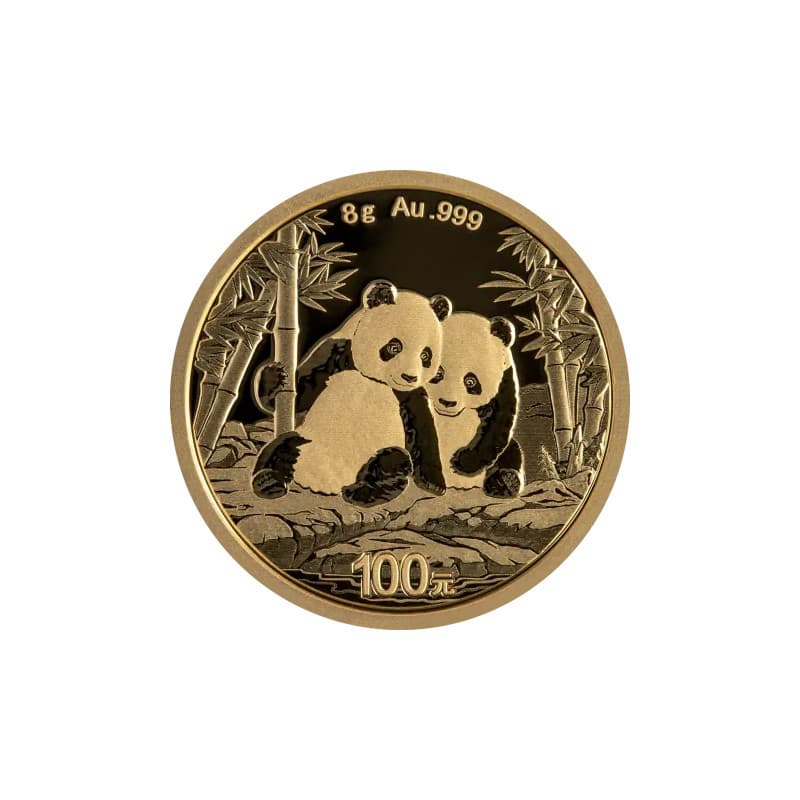 Zlatá mince 8 g China Panda 2026