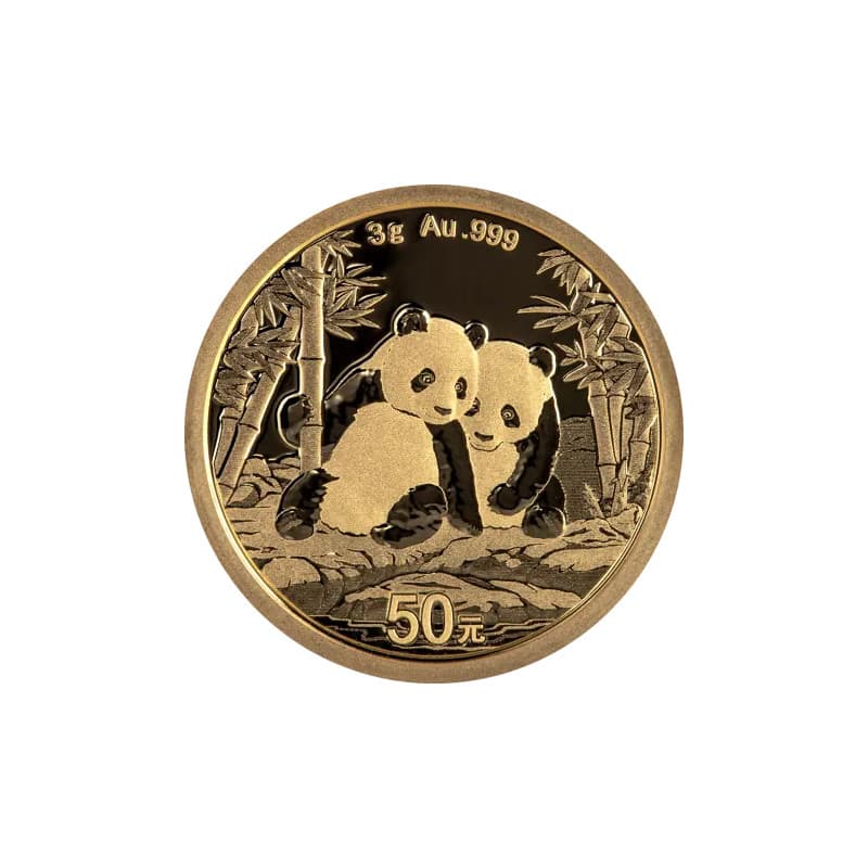 Zlatá mince 3 g China Panda 2026