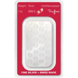 Stříbrný slitek 1 Oz Argor Heraeus