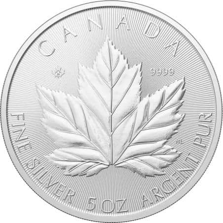 Stříbrná mince 5 Oz Canadian Grand Maple Leaf 2026