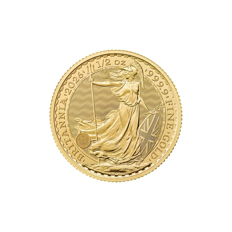 Zlatá mince 1/2 Oz Britannia 2026